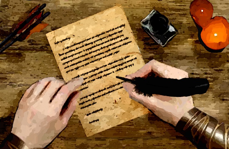 Legolas writing